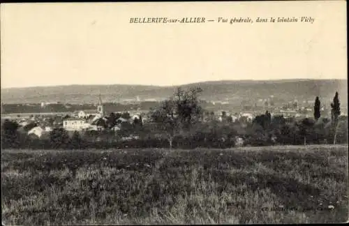 Ak Bellerive sur Allier, Vue générale