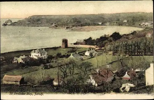 Ak Saint Brelades Jersey Kanalinseln, Bay, General View