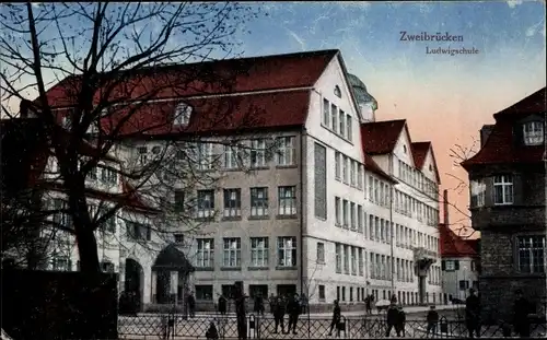 Ak Zweibrücken in Rheinland Pfalz, Ludwigschule