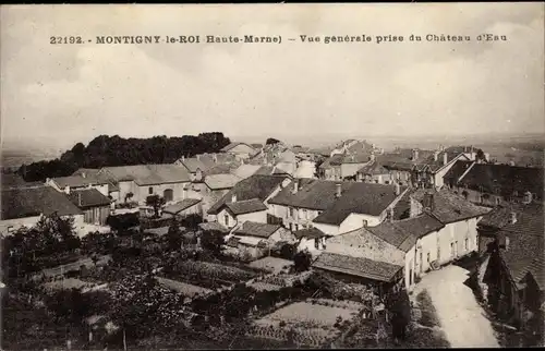 Ak Montigny le Roi Haute Marne, Vue prise du Chateau d'Eau