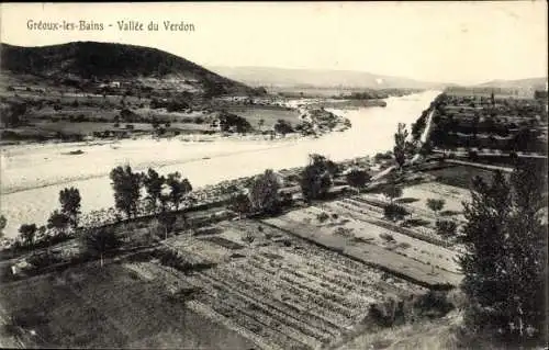 Ak Greoux Alpes de Haute Provence, Vallee du Verdon