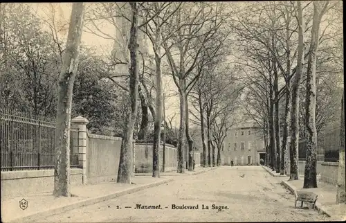 Ak Mazamet Tarn, Boulevard La Sagne