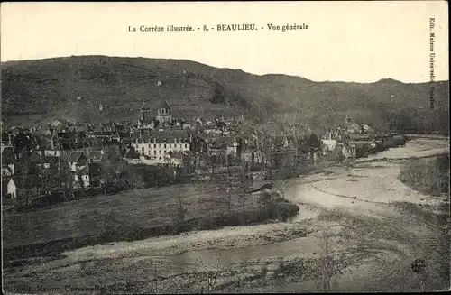 Ak Beaulieu Corrèze, Vue générale