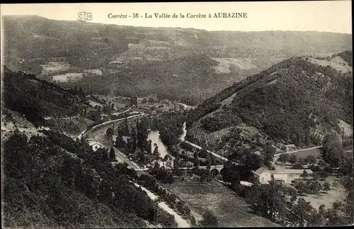 Ak Aubazine Corrèze, La Vallee de la Correze