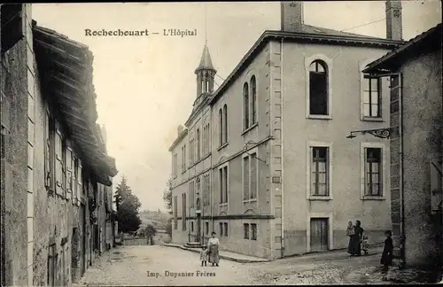 Ak Rochechouart Haute Vienne, L'Hopital, Krankenhaus