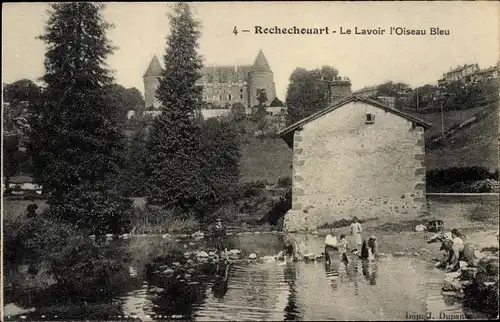 Ak Rochechouart Haute Vienne, Le Lavoir l'Oiseau Blei, Wäscherinnen am Ufer