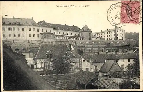 Ak Gaillon Eure, La Caserne