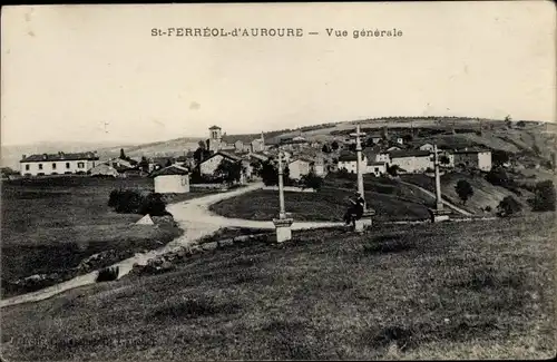 Ak St. Ferréol d'Auroure Loire, Vue générale