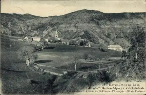 Ak Notre-Dame du Laus Hautes Alpes, Vue générale