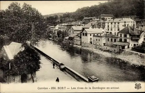 Ak Bort Corrèze, Les rives de la Dordogne en amont