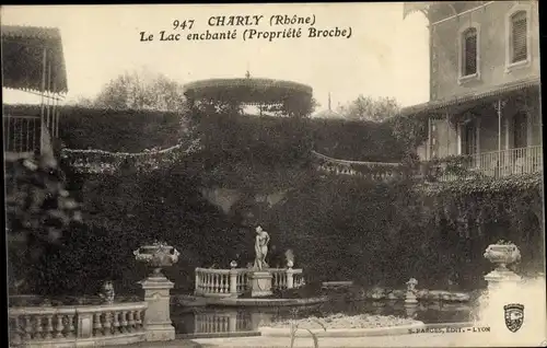 Ak Charly Rhône, Le Lac enchanté, Propriété Broche