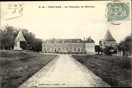 Ak Thouars Deux-Sèvres, Chateau de Marsay