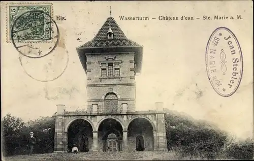 Ak Ste. Marie Haut Rhin, Wasserturm, Chateau d'eau