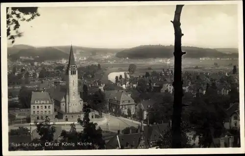 Ak Saarbrücken im Saarland, Christkönigkirche