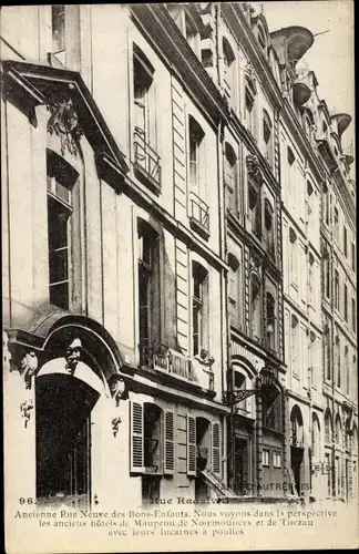 Ak Paris I., Rue Radziwil, Ancienne Rue Neuve des Bons Enfants