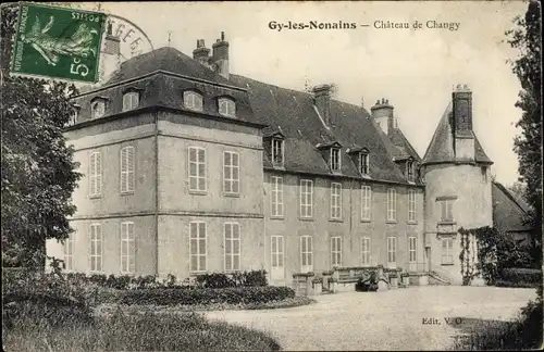Ak Gy les Nonains Loiret, Chateau de Changy
