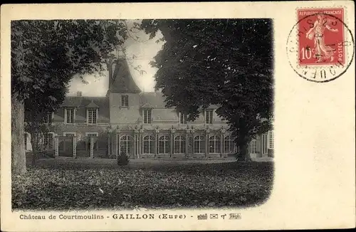 Ak Gaillon Eure, Chateau de Courtmoulins