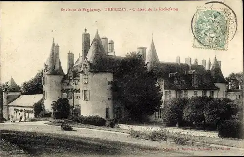 Ak Thénezay Deux-Sèvres, Chateau de la Rochefaton