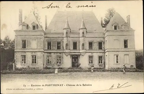 Ak Parthenay Deux-Sèvres, Chateau de la Salinière