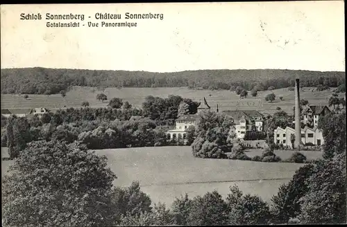Ak Carspach Elsass Haut Rhin, Schloss Sonnenberg, Chateau, vue panoramique