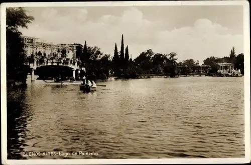 Ak Buenos Aires Argentinien, Lago de Palermo