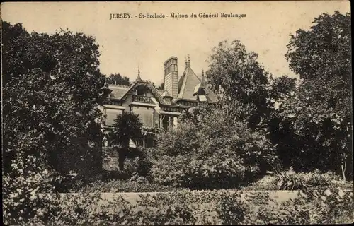 Ak Saint Brélade Jersey Kanalinseln, Maison du General Boulanger