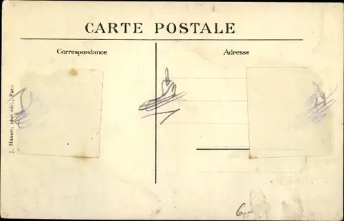 Ak Les Oiseaux de France, Monoplan Esnault Pelterie piloté par Cordon Bell, Flugpionier