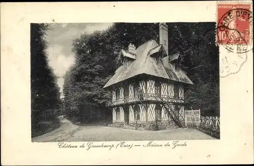 Ak Grandcamp Eure, Chateau de Grandcamp, Maison du Garde