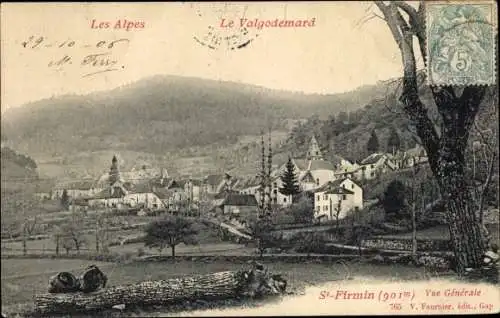 Ak St. Firmin Valgodemard Hautes Alpes, Vue Générale