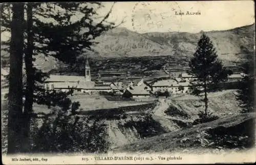 Ak Villard D'Arène Hautes Alpes, Vue générale