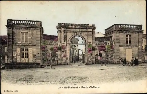 Ak St. Maixent Deux-Sèvres, Porte Chalons