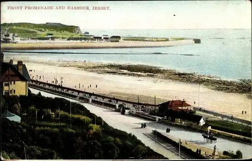 Ak Jersey Kanalinseln, Front Promenade, Harbour