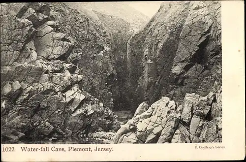 Ak Jersey Kanalinseln, Waterfall Cave, Plemont