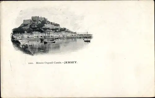 Ak Gorey Jersey Kanalinseln, Montorgueil Castle