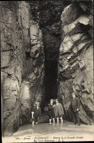 Ak Jersey Kanalinseln, Plemont Caves, Big Grot Entrance