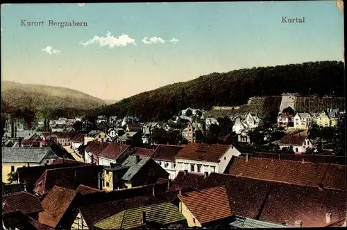 Ak Bad Bergzabern Rheinland Pfalz, Stadtübersicht, Kurtal