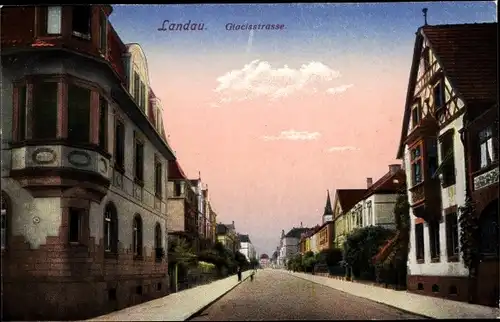 Ak Landau in der Pfalz, Glacisstraße