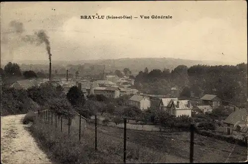 Ak Bray et Lu Val d'Oise, Vue Generale