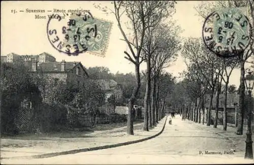 Ak Suresnes Hauts de Seine, Route strategique, Mont Valérien