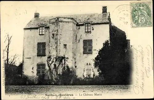 Ak Nuits S. Bavières Yonne, Le Chateau Morin