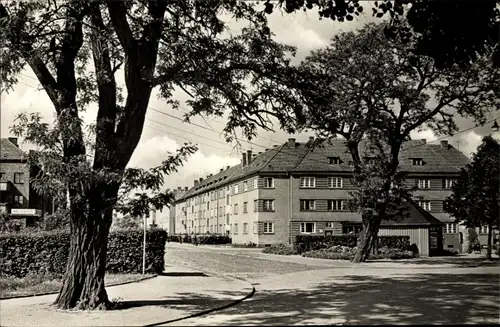 Ak Guben in der Niederlausitz, Blick in die Friedrich Engels Straße
