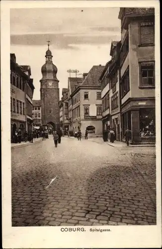 Ak Coburg in Oberfranken, Spitalgasse