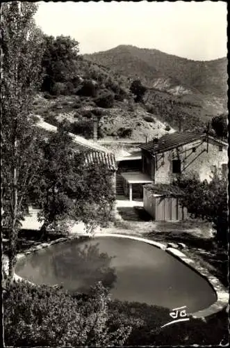 Ak Les Begues Hautes Alpes, Environs d'Orpierre, la Piece d'eau