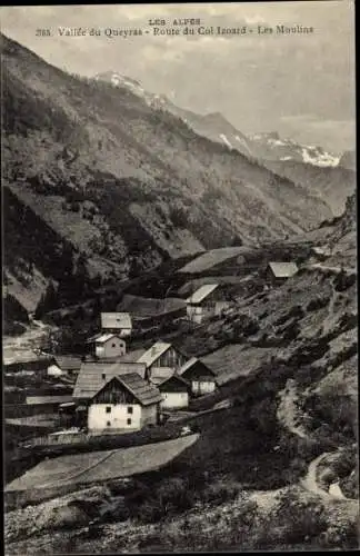 Ak Queyras Hautes Alpes, Route de Col Izoard, les Moulins