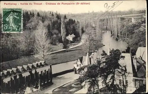 Ak Parthenay Thouet Deux-Sèvres, Chateau de Pompairin