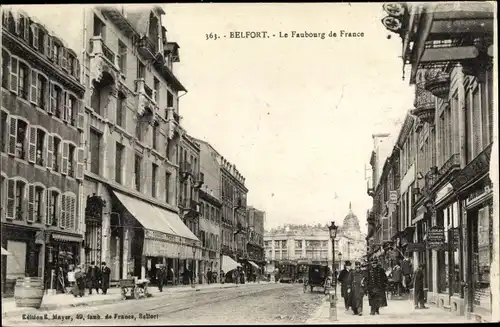 Ak Belfort Territoire de Belfort, Le Faubourg de France