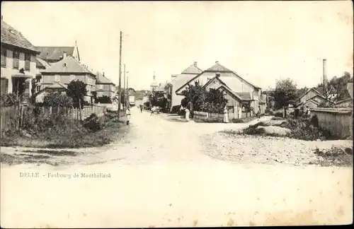 Ak Delle Territoire de Belfort, Faubourg de Montbéliard