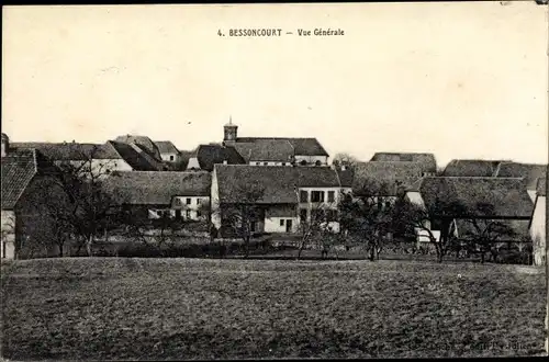 Ak Bessoncourt Territoire de Belfort, Vue générale