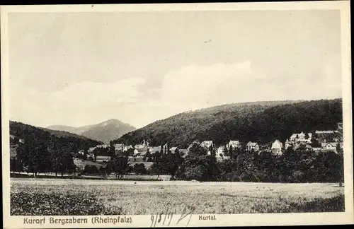 Ak Bad Bergzabern Rheinland Pfalz, Gesamtansicht, Kurtal