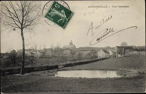 Ak Arronville Val d'Oise, Vue Generale